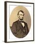 Photographic Portrait of Lincoln-null-Framed Art Print