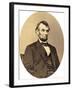 Photographic Portrait of Lincoln-null-Framed Art Print