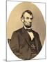 Photographic Portrait of Lincoln-null-Mounted Art Print