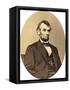 Photographic Portrait of Lincoln-null-Framed Stretched Canvas