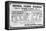 Photographic Print of the Central Pacific Railroad Company's Original Timetable for 6th June 1864-null-Framed Stretched Canvas