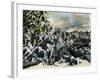 Photographic Representation of the Battle of Austerlitz-null-Framed Giclee Print