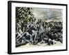 Photographic Representation of the Battle of Austerlitz-null-Framed Giclee Print