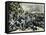 Photographic Representation of the Battle of Austerlitz-null-Framed Stretched Canvas