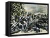 Photographic Representation of the Battle of Austerlitz-null-Framed Stretched Canvas