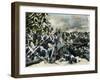 Photographic Representation of the Battle of Austerlitz-null-Framed Giclee Print