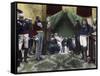 Photographic Representation of the Death of Napoleon on St Helena-null-Framed Stretched Canvas