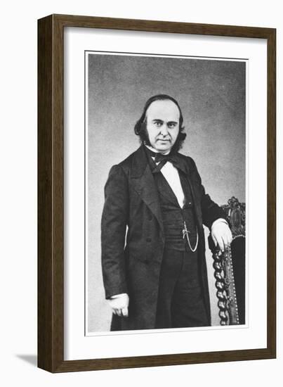 Photographic Visiting Card of Paul Broca circa 1860-70-Antoine Rene Trinquart-Framed Giclee Print