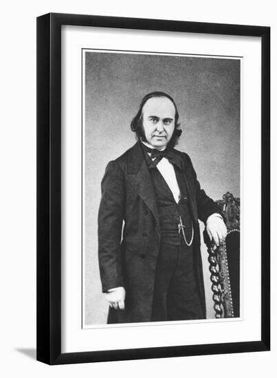 Photographic Visiting Card of Paul Broca circa 1860-70-Antoine Rene Trinquart-Framed Giclee Print