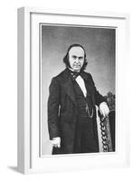 Photographic Visiting Card of Paul Broca circa 1860-70-Antoine Rene Trinquart-Framed Giclee Print