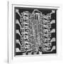 Photographically Produced Computer Circuit Magnified 40 Times-Henry Groskinsky-Framed Photographic Print