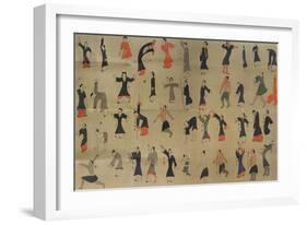 Photographie des fragments du "Daoyin tu"-null-Framed Giclee Print