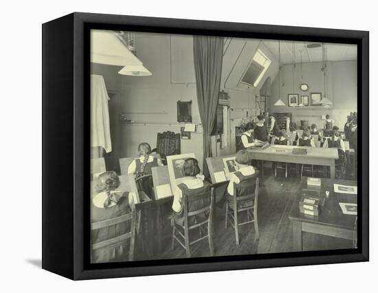 Photography Students, Bloomsbury Trade School for Girls, London, 1923-null-Framed Stretched Canvas