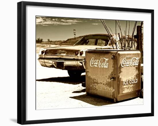 Photography Style, Route 66, Gas Station, Arizona, United States, USA-Philippe Hugonnard-Framed Photographic Print