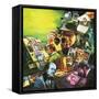 Photography-English School-Framed Stretched Canvas