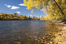 Autumn Colors with Bridge over the Mississippi River, Minnesota-PhotoImages-Framed Photographic Print