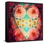 Photomontage from Heart and Flowers-Alaya Gadeh-Framed Stretched Canvas