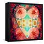 Photomontage from Heart and Flowers-Alaya Gadeh-Framed Stretched Canvas