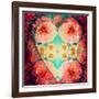 Photomontage from Heart and Flowers-Alaya Gadeh-Framed Photographic Print