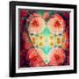 Photomontage from Heart and Flowers-Alaya Gadeh-Framed Photographic Print