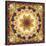 Photomontage of Flowers and Textures in a Symmetrical Ornament, Mandala-Alaya Gadeh-Stretched Canvas