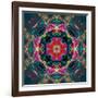 Photomontage of Flowers Photographs and Flower Paintings, Conceptual Layer Work-Alaya Gadeh-Framed Photographic Print