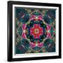 Photomontage of Flowers Photographs and Flower Paintings, Conceptual Layer Work-Alaya Gadeh-Framed Photographic Print