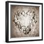 Photomontage of Mussels and Roses to Ornaments in Monotonous Ones Tint-Alaya Gadeh-Framed Photographic Print