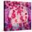 Photomontage of Red Roses and Floralen Ornaments-Alaya Gadeh-Stretched Canvas