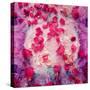 Photomontage of Red Roses and Floralen Ornaments-Alaya Gadeh-Stretched Canvas