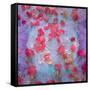 Photomontage of Red Roses and Floralen Ornaments-Alaya Gadeh-Framed Stretched Canvas