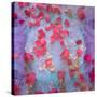 Photomontage of Red Roses and Floralen Ornaments-Alaya Gadeh-Stretched Canvas