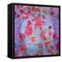 Photomontage of Red Roses and Floralen Ornaments-Alaya Gadeh-Framed Stretched Canvas