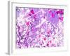 Photomontage of Trees in Purple Tones-Alaya Gadeh-Framed Photographic Print