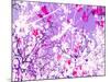 Photomontage of Trees in Purple Tones-Alaya Gadeh-Mounted Photographic Print