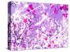 Photomontage of Trees in Purple Tones-Alaya Gadeh-Stretched Canvas