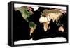Photomosaic of Earth Without Cloud Cover-null-Framed Stretched Canvas