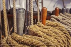 Aged Marine Ropes-Photosebia-Photographic Print