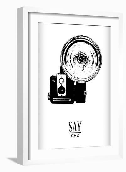 Photoshoot I (Say Chz)-Hugo Edwins-Framed Premium Giclee Print