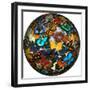 Photoshop designed globe with numerous butterfly photographs-Darrell Gulin-Framed Photographic Print