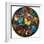 Photoshop designed globe with numerous butterfly photographs-Darrell Gulin-Framed Photographic Print