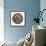 Photoshop designed globe with numerous butterfly photographs-Darrell Gulin-Framed Premium Photographic Print displayed on a wall