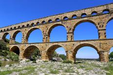 Roman Aqueduct Pont Du Gard-photosimysia-Laminated Photographic Print