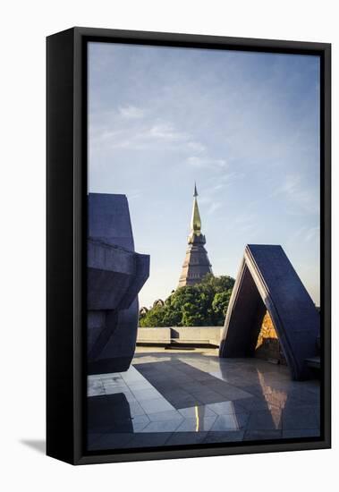 Phra Mahathat Naphamethanidon, Doi Inthanon National Park, Thailand, Southeast Asia, Asia-Andrew Taylor-Framed Stretched Canvas