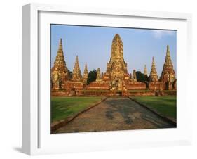 Phra Nakhon Si Ayutthaya, Wat Chai Wattanaram, Thailand-Bruno Morandi-Framed Photographic Print