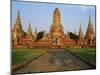 Phra Nakhon Si Ayutthaya, Wat Chai Wattanaram, Thailand-Bruno Morandi-Mounted Photographic Print