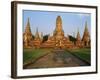 Phra Nakhon Si Ayutthaya, Wat Chai Wattanaram, Thailand-Bruno Morandi-Framed Photographic Print