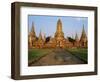 Phra Nakhon Si Ayutthaya, Wat Chai Wattanaram, Thailand-Bruno Morandi-Framed Photographic Print