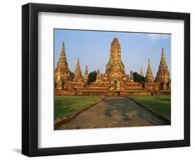 Phra Nakhon Si Ayutthaya, Wat Chai Wattanaram, Thailand-Bruno Morandi-Framed Photographic Print