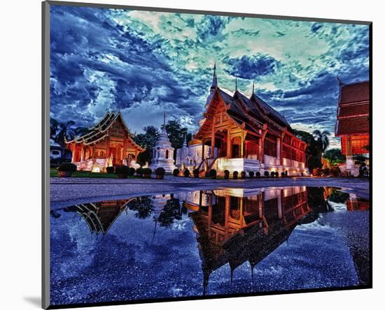 Phra Singh Temple & Chiang Mai-null-Mounted Art Print